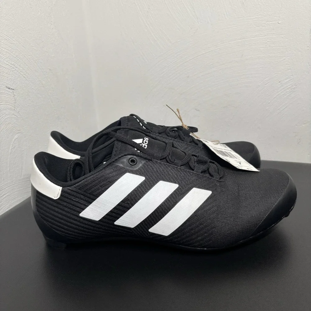 Adidas The Road Shoe Cycling Shoes‎ Black White Mens Size  6 Women's 7 NWOB New